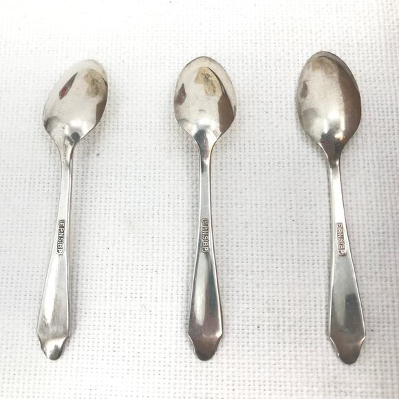 Oneida Stainless Flatware Slotted Serving Spoons - Picture 3 of 4